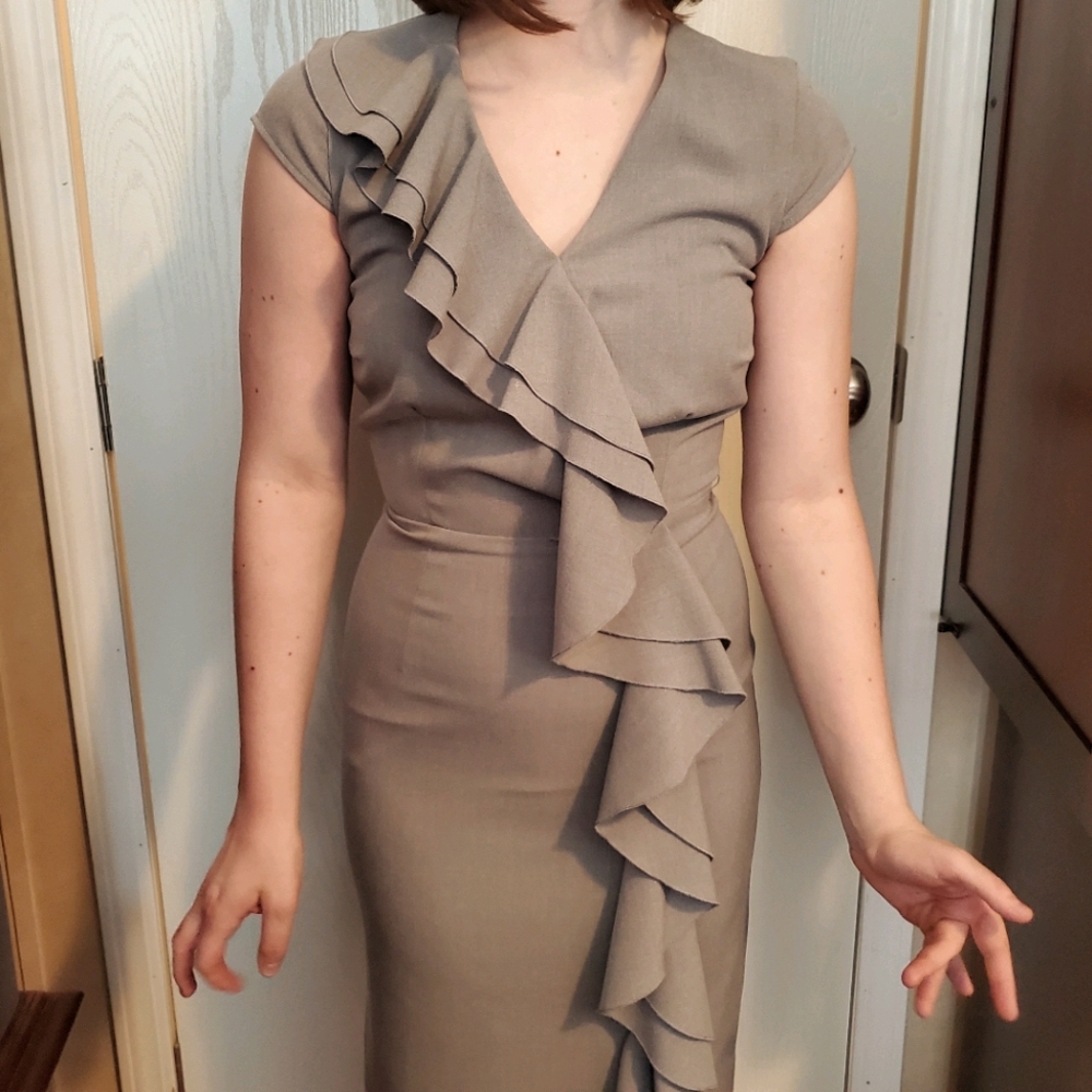 Calvin Klein Ruffle Dress